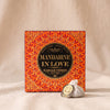 Mariage Freres Mandarine in Love, box of 30 muslin tea sachets, on a natural cotton backdrop