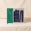 The Book Club reading journal by Printworks on a natural cotton backdrop