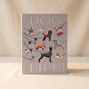 Embroidered photo album Dogs by Printworks on a natural cotton backdrop