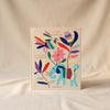 Embroidered photo album Tiny Stories by Printworks front cover on a natural cotton backdrop