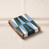 Lacquered backgammon set in blue by Printworks with pieces shown