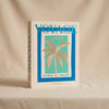 Voyage embroidered photo album by Printworks on a natural cotton backdrop