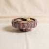 Marbella marble bowl by Zodax alternate view on a natural cotton backdrop