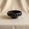 Marbella marble bowl by Zodax on a natural cotton backdrop