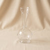 Vendome glass vase 7.75 inch by Zodax on a natural cotton backdrop